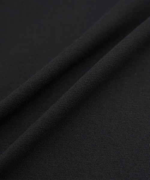 ROPE' PICNIC（ロペピクニック）の「GIZA COTTON セットインTシャツ（Tシャツ/カットソー・レディース・ブラック/オフホワイト・38）」の6枚目の写真