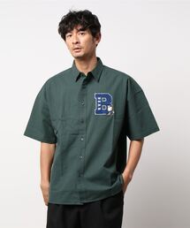 UNIIT | 【UNIIT/ユニット】 サガラ刺繍 ワッペン ワンポイント ビッグシルエット 半袖シャツ(シャツ/ブラウス)