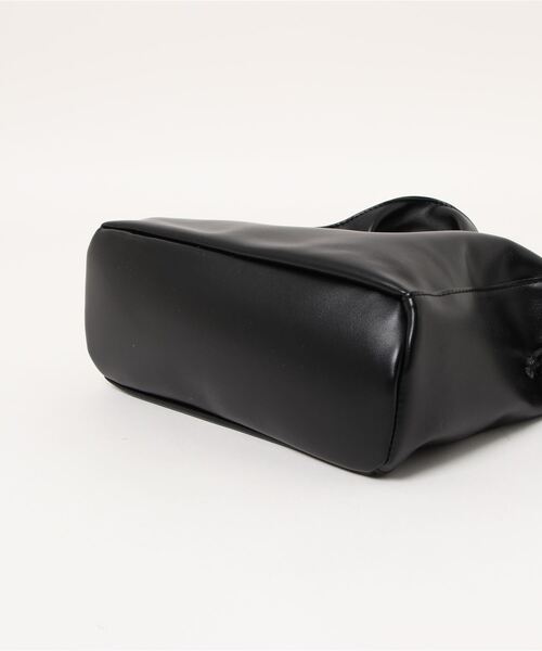 FREE'S MART（フリーズマート）の「シャーリングハンドルバッグ（トートバッグ・レディース・イエロー/ホワイト/ブラック・ﾌﾘ-）」の7枚目の写真