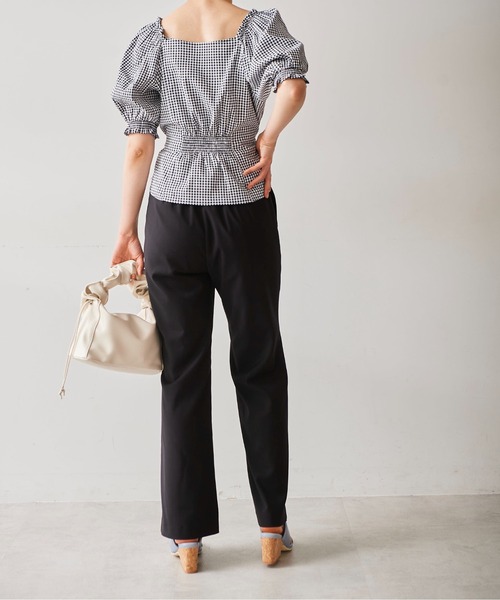 FREE'S MART（フリーズマート）の「シャーリングハンドルバッグ（トートバッグ・レディース・イエロー/ホワイト/ブラック・ﾌﾘ-）」の19枚目の写真