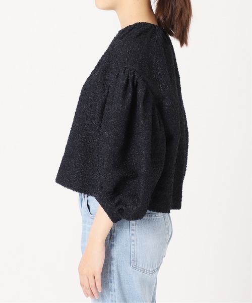 IENA LA BOUCLE（イエナラブークル）の「IENA LA BOUCLE フリルボーダーブラウス（シャツ/ブラウス・レディース・ホワイト/ネイビー・FREE）」の15枚目の写真