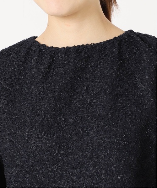 IENA LA BOUCLE（イエナラブークル）の「IENA LA BOUCLE フリルボーダーブラウス（シャツ/ブラウス・レディース・ホワイト/ネイビー・FREE）」の17枚目の写真