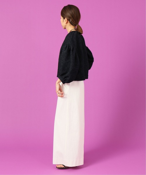 IENA LA BOUCLE（イエナラブークル）の「IENA LA BOUCLE フリルボーダーブラウス（シャツ/ブラウス・レディース・ホワイト/ネイビー・FREE）」の5枚目の写真