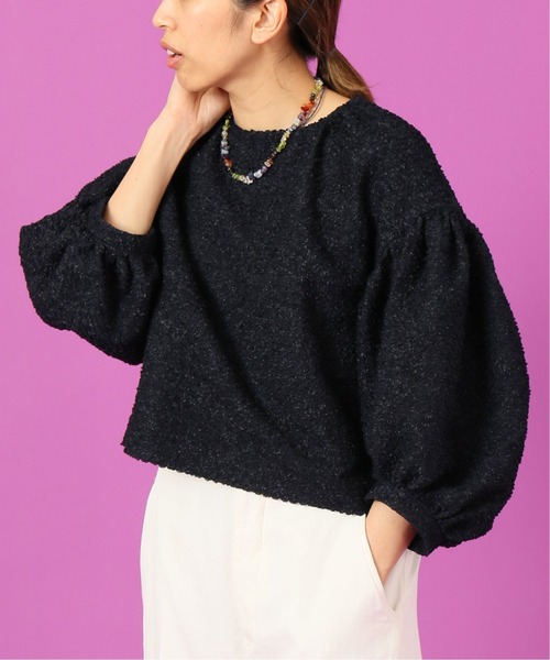 IENA LA BOUCLE（イエナラブークル）の「IENA LA BOUCLE フリルボーダーブラウス（シャツ/ブラウス・レディース・ホワイト/ネイビー・FREE）」の11枚目の写真