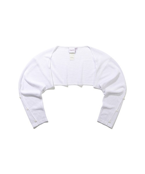 TARGETTO(ターゲット)の「A'GEM/9 × .kom『TARGETTO/ターゲット』SLIT BOLERO CARDIGAN/スリットボレロ カーディガン(カーディガン/ボレロ・レディース・ブラック/ホワイト・FREE)」の19枚目の写真