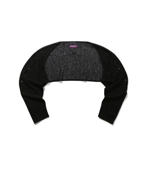 TARGETTO(ターゲット)の「A'GEM/9 × .kom『TARGETTO/ターゲット』SLIT BOLERO CARDIGAN/スリットボレロ カーディガン(カーディガン/ボレロ・レディース・ブラック/ホワイト・FREE)」の5枚目の写真