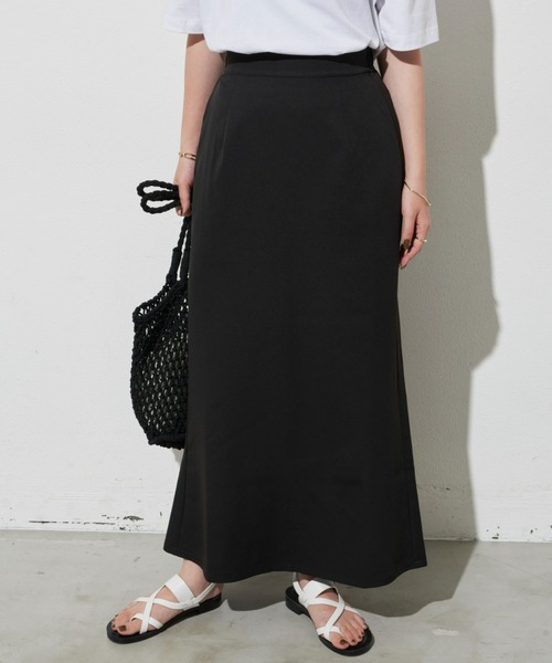 Aunt Marie's（アントマリーズ）の「ロングナロースカート / TALLサイズ展開有（スカート・レディース・ブラック/カーキ/ブラウン・FREE/MEDIUM/TALL）」の12枚目の写真