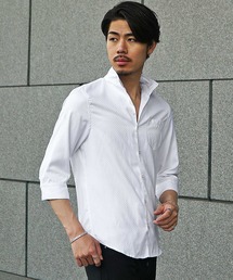 JOKER | ブロックチェックイタリアン7分袖シャツ(シャツ/ブラウス)