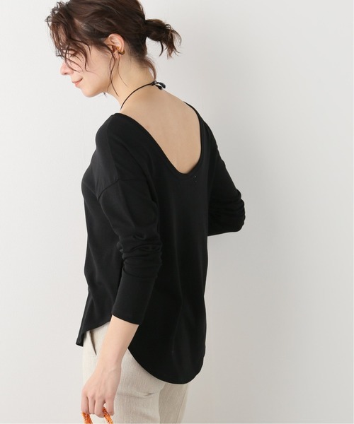 FRAMeWORK（フレームワーク）の「バックシャンプルオーバー（Tシャツ/カットソー・レディース・ホワイト/ブラック/ベージュ・FREE）」の3枚目の写真