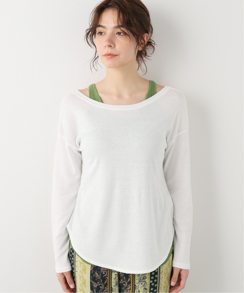 FRAMeWORK（フレームワーク）の「バックシャンプルオーバー（Tシャツ/カットソー・レディース・ホワイト/ブラック/ベージュ・FREE）」の21枚目の写真