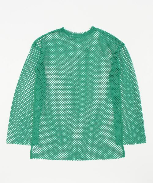 SpRay(スプレイ)の「フィッシュネット(Tシャツ/カットソー・レディース・ブラック/オフホワイト/オレンジ/グリーン/ライトパープル・FREE)」の7枚目の写真