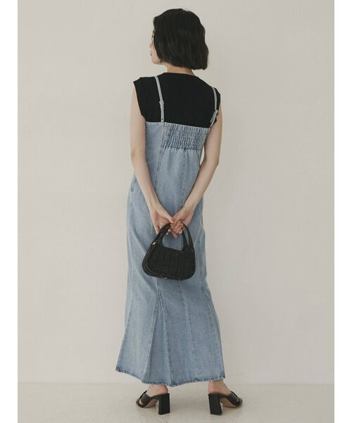 COTORICA（コトリカ）の「デニム/ツイルマーメイドワンピース（ワンピース・レディース・アイボリー/インディゴブルー/ライトブルー・FREE）」の11枚目の写真