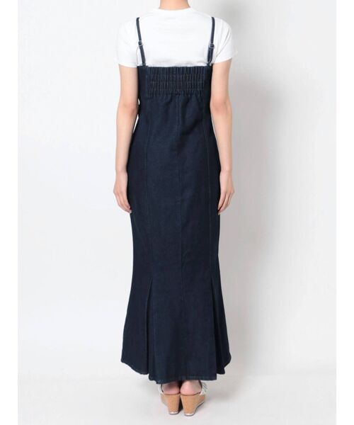 COTORICA（コトリカ）の「デニム/ツイルマーメイドワンピース（ワンピース・レディース・アイボリー/インディゴブルー/ライトブルー・FREE）」の15枚目の写真