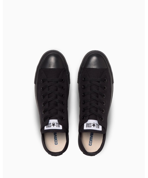 CONVERSE ALL STAR(コンバースオールスター)の「CANVAS ALL STAR OX / キャンバス オールスター OX(スニーカー・メンズ・ブラック×ブラック・3.5/4/4.5/5/5.5/6.5/7/7.5/8/8.5/9/9.5/10.5)」の4枚目の写真