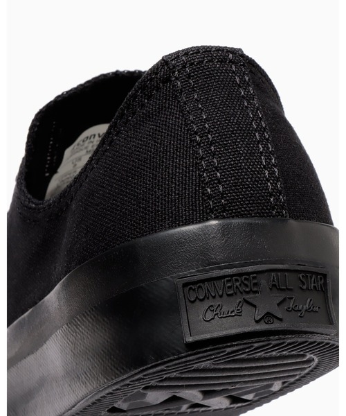 CONVERSE ALL STAR(コンバースオールスター)の「CANVAS ALL STAR OX / キャンバス オールスター OX(スニーカー・メンズ・ブラック×ブラック・3.5/4/4.5/5/5.5/6.5/7/7.5/8/8.5/9/9.5/10.5)」の8枚目の写真