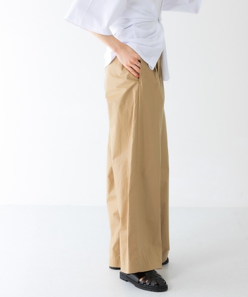 KBF（ケイビーエフ）の「ベルテッドコーティングWIDEパンツ（その他パンツ・レディース・ピンク/ネイビー/ベージュ・ONE）」の5枚目の写真