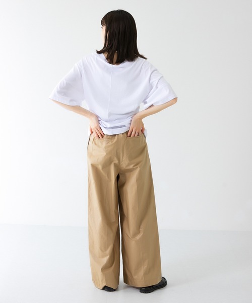 KBF（ケイビーエフ）の「ベルテッドコーティングWIDEパンツ（その他パンツ・レディース・ピンク/ネイビー/ベージュ・ONE）」の10枚目の写真