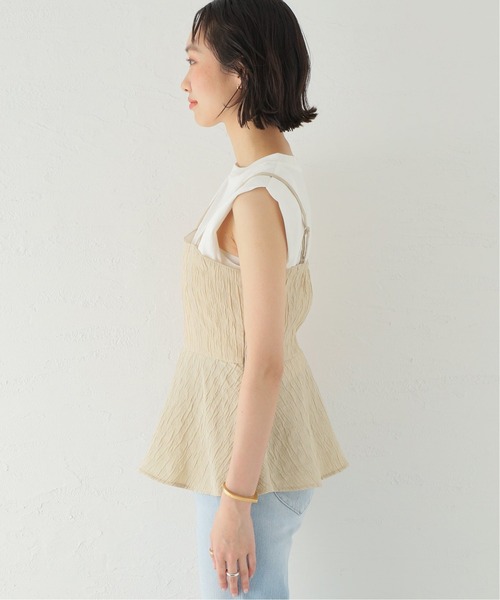 U by SPICK&SPAN(ユーバイスピックアンドスパン)の「ジャガードキャミ(キャミソール・レディース・ベージュ/ブラック・FREE)」の21枚目の写真
