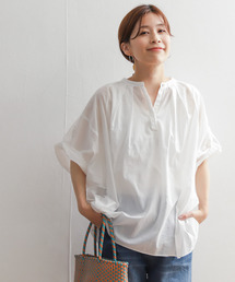 URBAN RESEARCH DOORS | コットンボイルタックワイドブラウス(シャツ/ブラウス)