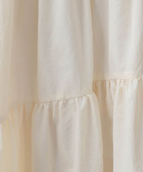 LOWRYS FARM（ローリーズファーム）の「アシメティアードスカート　298383（スカート・レディース・アイボリー/ブラック/カーキ・FREE）」の18枚目の写真