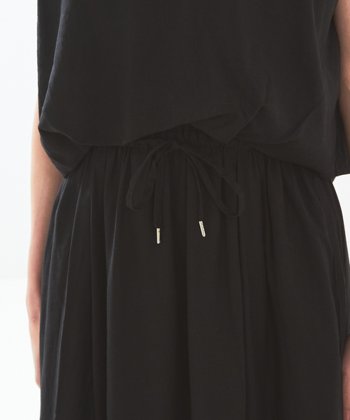 abahouse mavie（アバハウスマヴィ）の「レーヨンリネンワンピース（ワンピース・レディース・ブラック/ベージュ/イエロー/ダークオレンジ・フリー）」の21枚目の写真