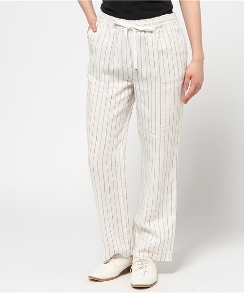 未使用◆Demi-Luxe BEAMS ◆ストライプ コットン パンツ Demi-Luxe BEAMS（デミルクス ビームス）の「Demi-Luxe BEAMS