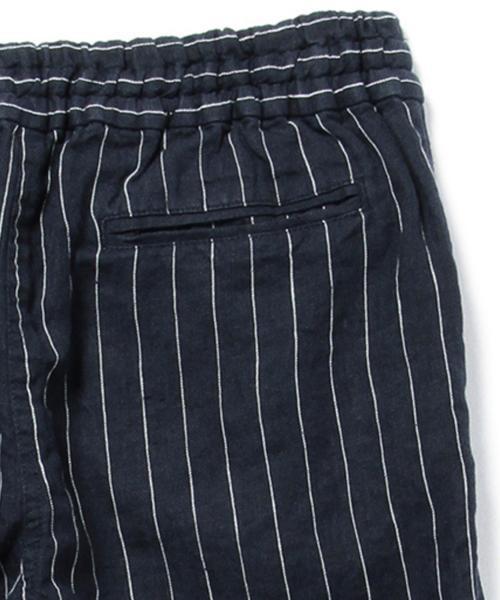 Demi-Luxe BEAMS（デミルクス ビームス）の「Demi-Luxe BEAMS / リネン ストライプ パンツ（その他パンツ・レディース・ホワイト/ネイビー・36/38/40）」の11枚目の写真