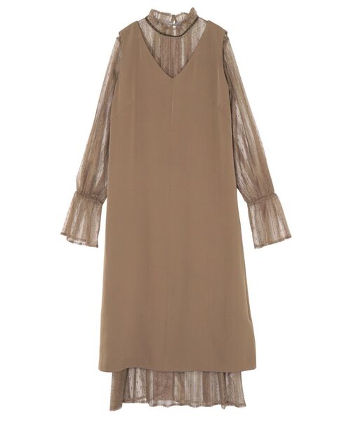 LAGUNAMOON(ラグナムーン)の「LADYレイヤードラインレースワンピース(ドレス・レディース・ブラック/グリーン/ベージュ・SMALL/MEDIUM)」の21枚目の写真