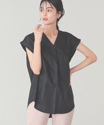 BEAMS HEART | BEAMS HEART / スキッパー サイドボタン ブラウス(シャツ/ブラウス)