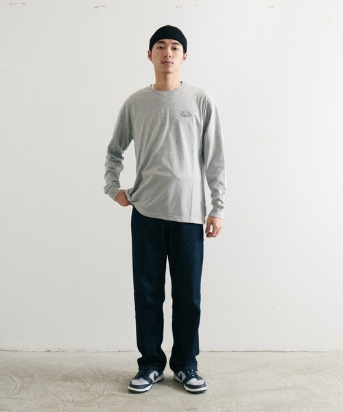 FRUIT OF THE LOOM(フルーツオブザルーム)の「NC ロングスリーブシャツ(Tシャツ/カットソー・メンズ・ホワイト/ブラック/グレー・M/L/XL)」の1枚目の写真