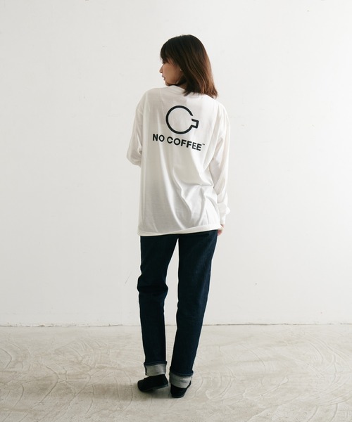 FRUIT OF THE LOOM(フルーツオブザルーム)の「NC ロングスリーブシャツ(Tシャツ/カットソー・メンズ・ホワイト/ブラック/グレー・M/L/XL)」の2枚目の写真