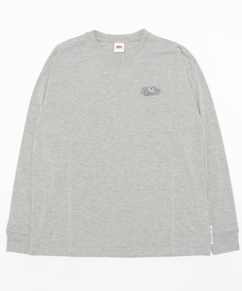 FRUIT OF THE LOOM(フルーツオブザルーム)の「NC ロングスリーブシャツ(Tシャツ/カットソー・メンズ・ホワイト/ブラック/グレー・M/L/XL)」の5枚目の写真
