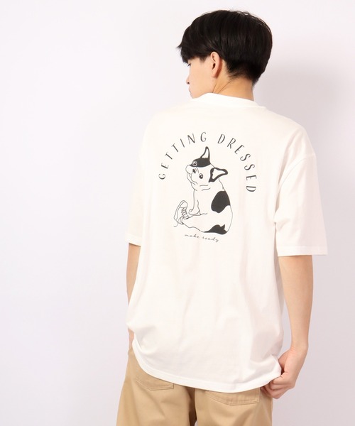 FUNALIVE(ファンアライブ)の「Sunsweet バックスマイルロゴ半袖Tシャツ(Tシャツ/カットソー・レディース・ホワイト系その他/ホワイト系その他5/ホワイト/ベージュ系その他/ブルー系その他/グレー系その他/ブルーグリーン/チャコール/ホワイト系その他2/ホワイト系その他3/ホワイト系その他4/ホワイト系その他6/ベージュ系その他2/ベージュ系その他3/ベージュ系その他5/ブルー系その他2/ブルー系その他3/ブルー系その他4/ブルー系その他5/ベージュ系その他6/ベージュ系その他4/グレイッシュベージュ・L/M)」の1枚目の写真