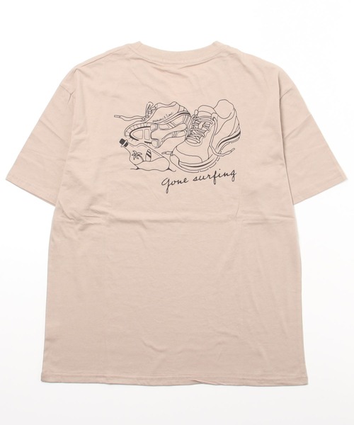 FUNALIVE(ファンアライブ)の「Sunsweet バックスマイルロゴ半袖Tシャツ(Tシャツ/カットソー・レディース・ホワイト系その他/ホワイト系その他5/ホワイト/ベージュ系その他/ブルー系その他/グレー系その他/ブルーグリーン/チャコール/ホワイト系その他2/ホワイト系その他3/ホワイト系その他4/ホワイト系その他6/ベージュ系その他2/ベージュ系その他3/ベージュ系その他5/ブルー系その他2/ブルー系その他3/ブルー系その他4/ブルー系その他5/ベージュ系その他6/ベージュ系その他4/グレイッシュベージュ・L/M)」の13枚目の写真