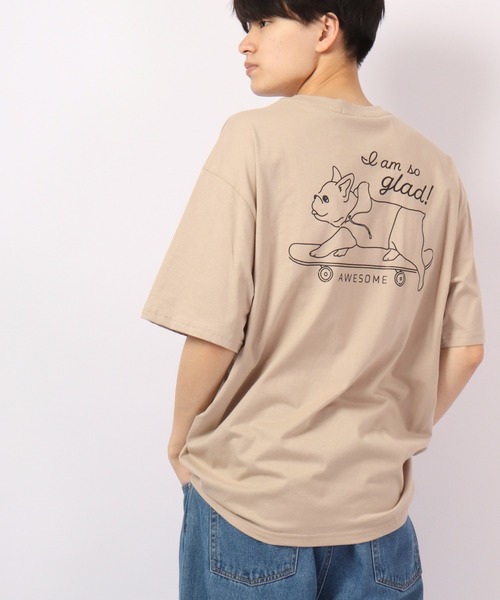 FUNALIVE(ファンアライブ)の「Sunsweet バックスマイルロゴ半袖Tシャツ(Tシャツ/カットソー・レディース・ホワイト系その他/ホワイト系その他5/ホワイト/ベージュ系その他/ブルー系その他/グレー系その他/ブルーグリーン/チャコール/ホワイト系その他2/ホワイト系その他3/ホワイト系その他4/ホワイト系その他6/ベージュ系その他2/ベージュ系その他3/ベージュ系その他5/ブルー系その他2/ブルー系その他3/ブルー系その他4/ブルー系その他5/ベージュ系その他6/ベージュ系その他4/グレイッシュベージュ・L/M)」の15枚目の写真