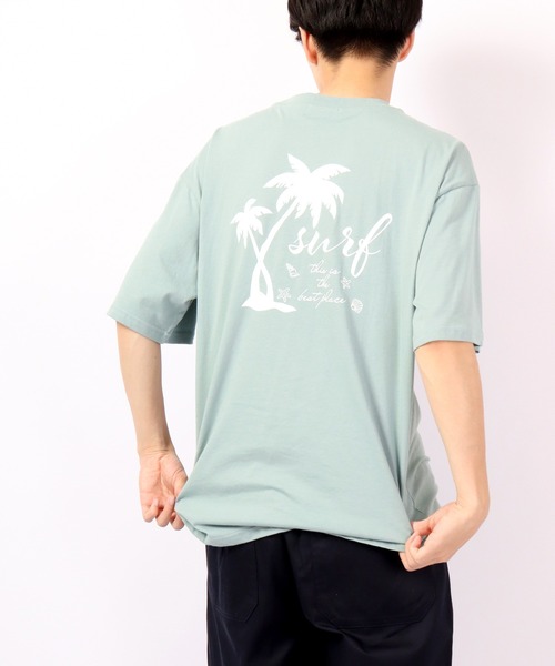 FUNALIVE(ファンアライブ)の「Sunsweet バックスマイルロゴ半袖Tシャツ(Tシャツ/カットソー・レディース・ホワイト系その他/ホワイト系その他5/ホワイト/ベージュ系その他/ブルー系その他/グレー系その他/ブルーグリーン/チャコール/ホワイト系その他2/ホワイト系その他3/ホワイト系その他4/ホワイト系その他6/ベージュ系その他2/ベージュ系その他3/ベージュ系その他5/ブルー系その他2/ブルー系その他3/ブルー系その他4/ブルー系その他5/ベージュ系その他6/ベージュ系その他4/グレイッシュベージュ・L/M)」の19枚目の写真