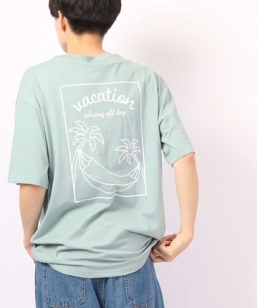 FUNALIVE(ファンアライブ)の「Sunsweet バックスマイルロゴ半袖Tシャツ(Tシャツ/カットソー・レディース・ホワイト系その他/ホワイト系その他5/ホワイト/ベージュ系その他/ブルー系その他/グレー系その他/ブルーグリーン/チャコール/ホワイト系その他2/ホワイト系その他3/ホワイト系その他4/ホワイト系その他6/ベージュ系その他2/ベージュ系その他3/ベージュ系その他5/ブルー系その他2/ブルー系その他3/ブルー系その他4/ブルー系その他5/ベージュ系その他6/ベージュ系その他4/グレイッシュベージュ・L/M)」の20枚目の写真