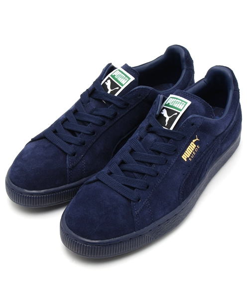 PUMA（プーマ）の「PUMA(プーマ) / SUEDE CLASSIC (スウェードクラシック) + ICED（スニーカー・メンズ・ネイビー/ブラック/ホワイト・28/26/27）」の3枚目の写真
