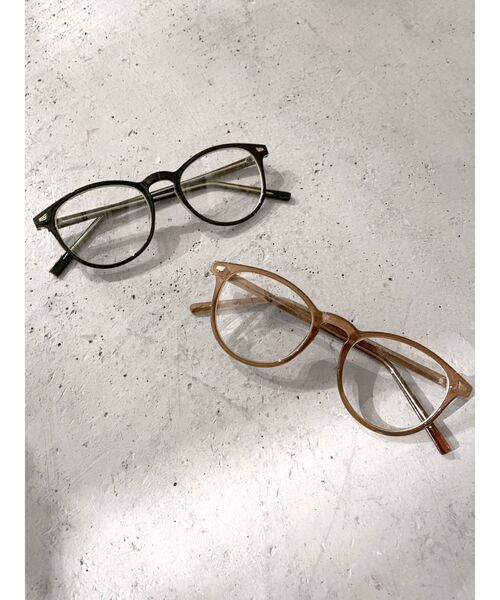 Ungrid（アングリッド）の「細フレーム伊達メガネ（メガネ・レディース・ブラック/ブラウン・FREE）」の7枚目の写真