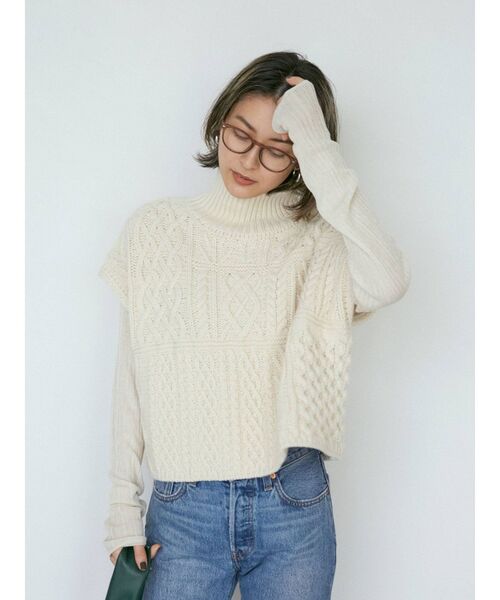 Ungrid（アングリッド）の「細フレーム伊達メガネ（メガネ・レディース・ブラック/ブラウン・FREE）」の3枚目の写真