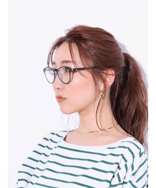 Ungrid（アングリッド）の「細フレーム伊達メガネ（メガネ・レディース・ブラック/ブラウン・FREE）」の11枚目の写真