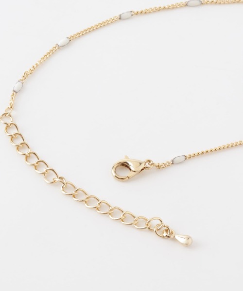 KBF（ケイビーエフ）の「カラーチェーンネックレス（ネックレス・レディース・ホワイト/グリーン系その他・ONE）」の9枚目の写真