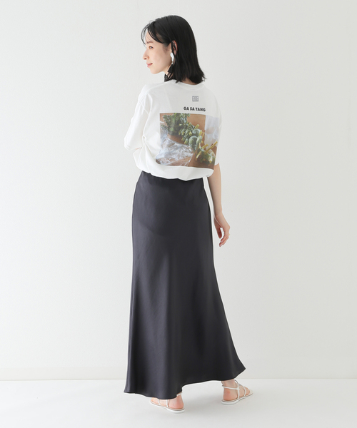 TANGTANG（タンタン）の「【TANGTANG/タンタン】GASATANG THE CABBAGESPOTOFUKIS：カットソー（Tシャツ/カットソー・レディース・ホワイト・MEDIUM）」の4枚目の写真