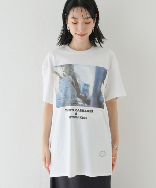 TANGTANG（タンタン）の「【TANGTANG/タンタン】GASATANG THE CABBAGESPOTOFUKIS：カットソー（Tシャツ/カットソー・レディース・ホワイト・MEDIUM）」の5枚目の写真