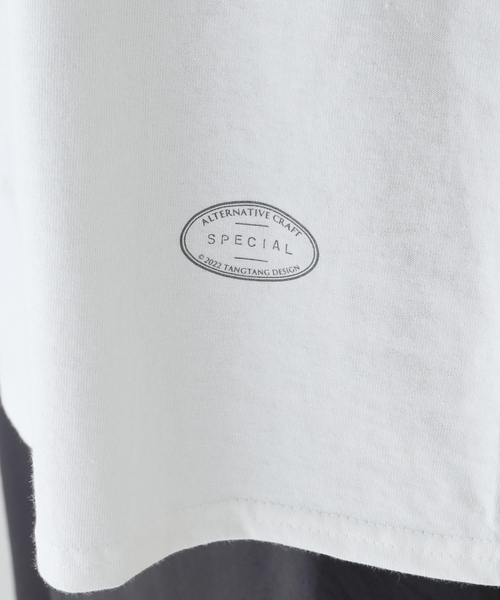 TANGTANG（タンタン）の「【TANGTANG/タンタン】GASATANG THE CABBAGESPOTOFUKIS：カットソー（Tシャツ/カットソー・レディース・ホワイト・MEDIUM）」の15枚目の写真