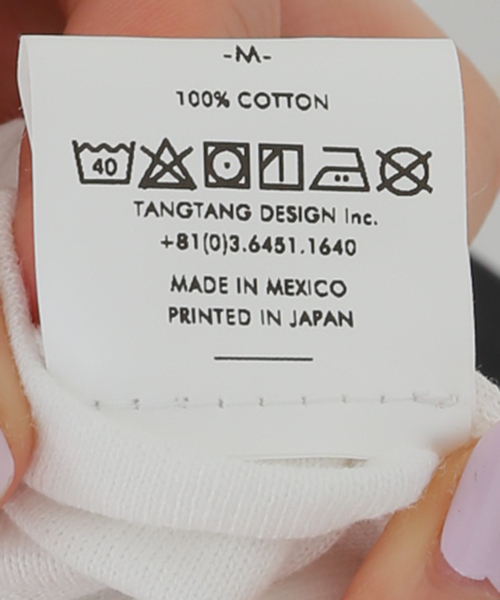 TANGTANG（タンタン）の「【TANGTANG/タンタン】GASATANG THE CABBAGESPOTOFUKIS：カットソー（Tシャツ/カットソー・レディース・ホワイト・MEDIUM）」の17枚目の写真