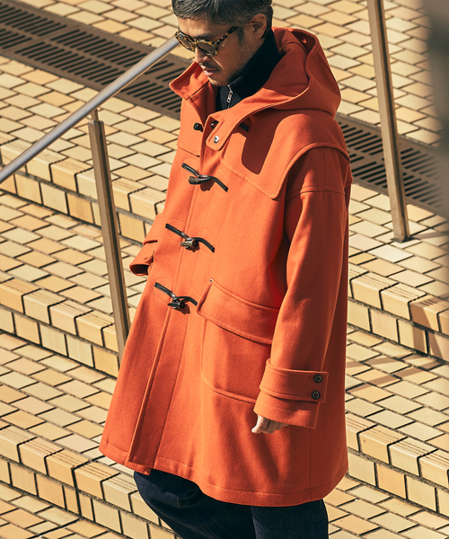 Mackintosh(マッキントッシュ)の「【MACKINTOSH / マッキントッシュ】別注 HUMBIE ダッフル ライトメルトン(ダッフルコート・メンズ・ネイビー/オレンジ/キャメル/グリーン・40/38/36)」の4枚目の写真