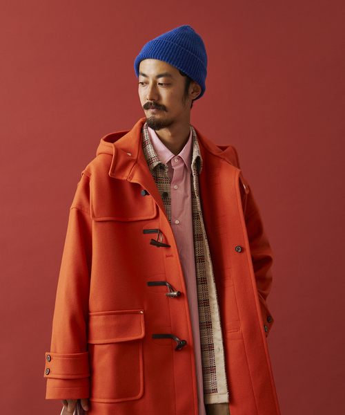 Mackintosh(マッキントッシュ)の「【MACKINTOSH / マッキントッシュ】別注 HUMBIE ダッフル ライトメルトン(ダッフルコート・メンズ・ネイビー/オレンジ/キャメル/グリーン・40/38/36)」の8枚目の写真