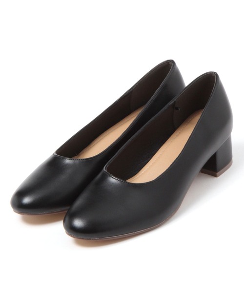 niko and...（ニコアンド）の「オリジナルローヒールパンプス（パンプス・レディース・ライトブルー/ブラック/ブラウン・MEDIUM/LARGE）」の8枚目の写真