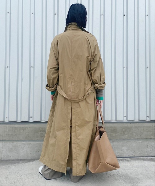 AP STUDIO(エーピーストゥディオ)の「New Basic トレンチコート(トレンチコート・レディース・ネイビー/キャメル・38/36)」の15枚目の写真